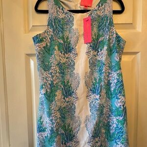 Lilly Pulitzer Vibrant Blue and Green Dress